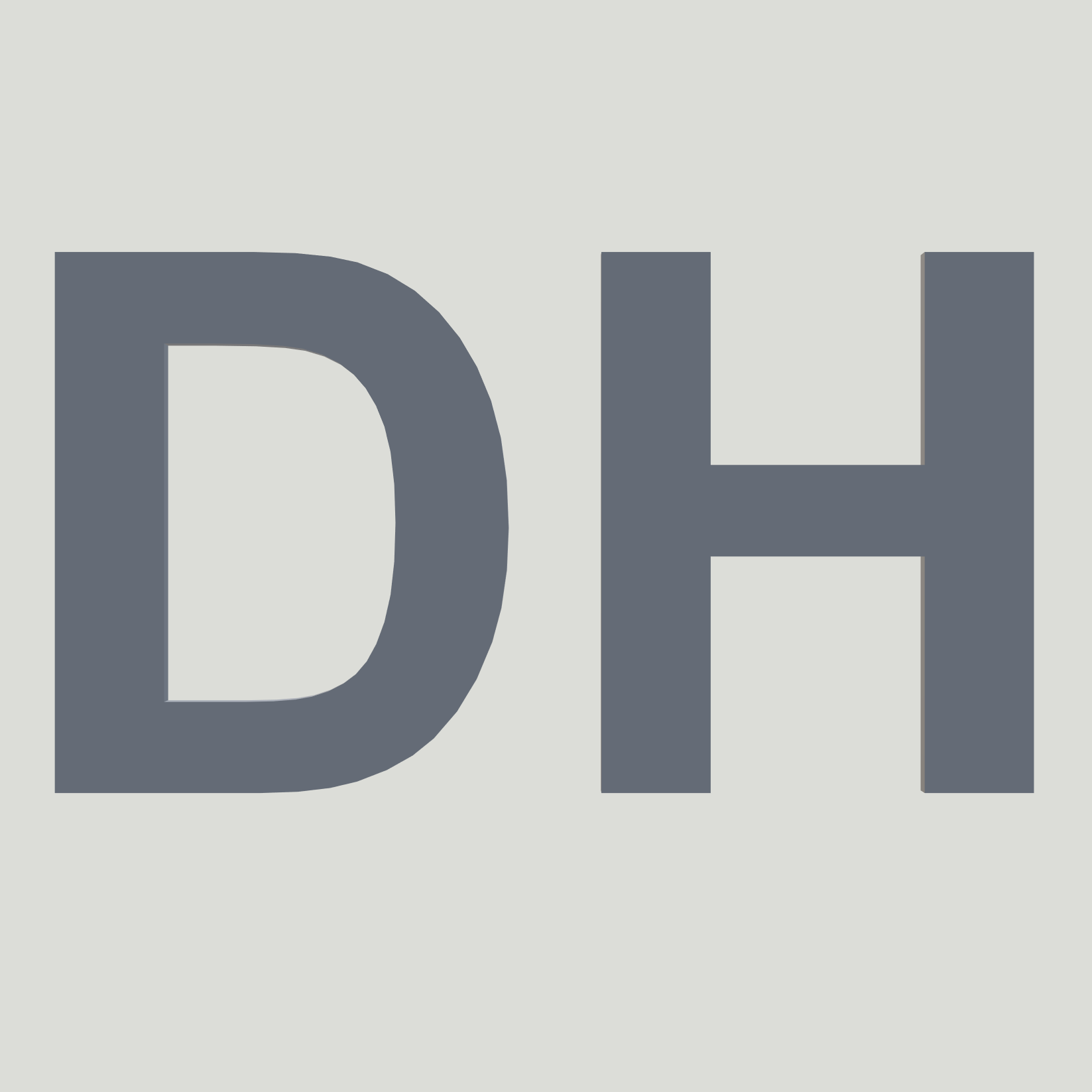 DH initials Initials D and H